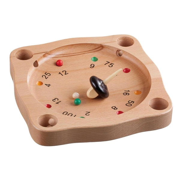 3115 - Tiroler Roulette, Brettspiel aus Holz, 1-2 Spieler, ab 8 Jahre 3115 - Tiroler Roulette, Brettspiel aus Holz, 1-2 Spieler, ab 8 Jahre