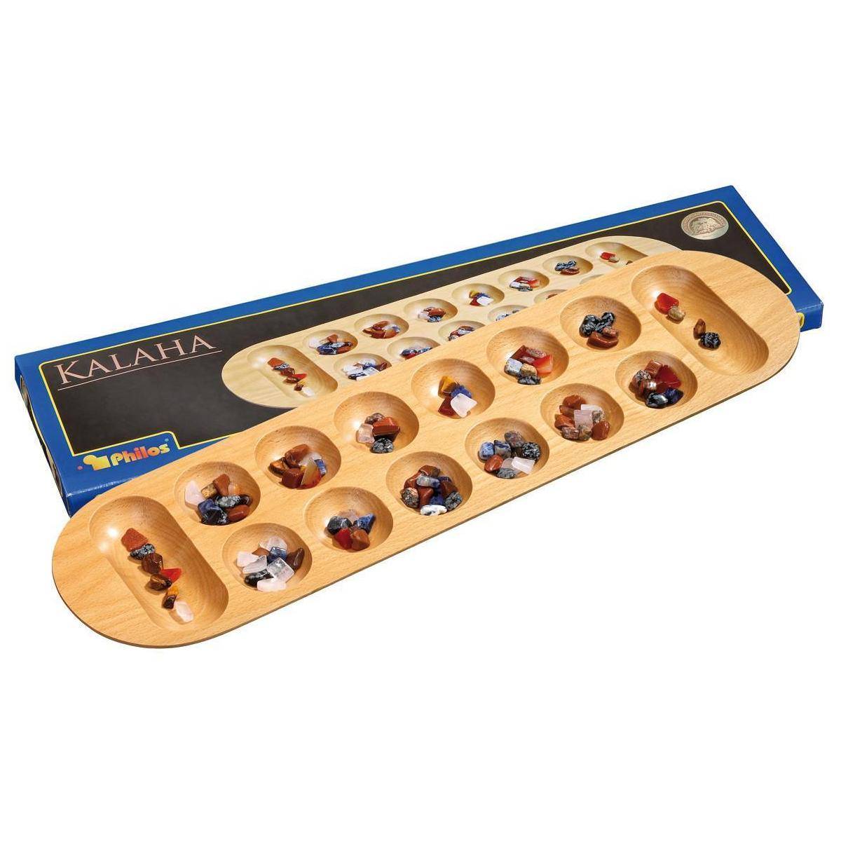 Kalaha, Brettspiel, für 2 Spieler, ab 6 Jahren