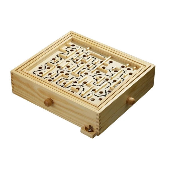 3199 - Labyrinth, extra groß, Brettspiel aus Holz, 1-2 Spieler, ab 8 Jahren 3199 - Labyrinth, extra groß, Brettspiel aus Holz, 1-2 Spieler, ab 8 Jahren