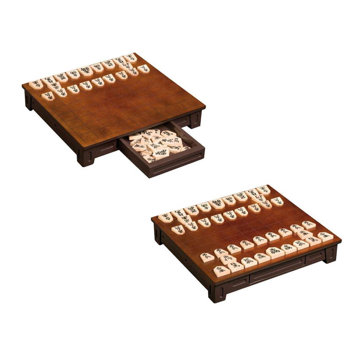 Shogi, Tischspiel, Brettspiel aus Holz, 1-2 Spieler, ab 8 Jahren