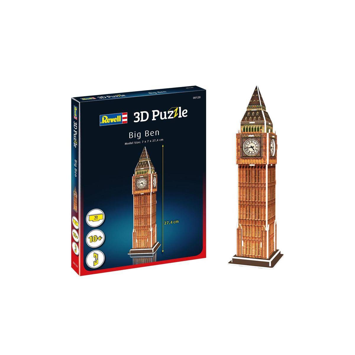 00120 - 3D Puzzle, Big Ben, 13 Teile, ab 10 Jahren