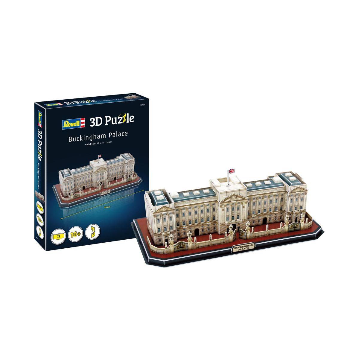 Revell 3D Puzzle, Buckingham Palace, 72 Teile, ab 10 Jahren