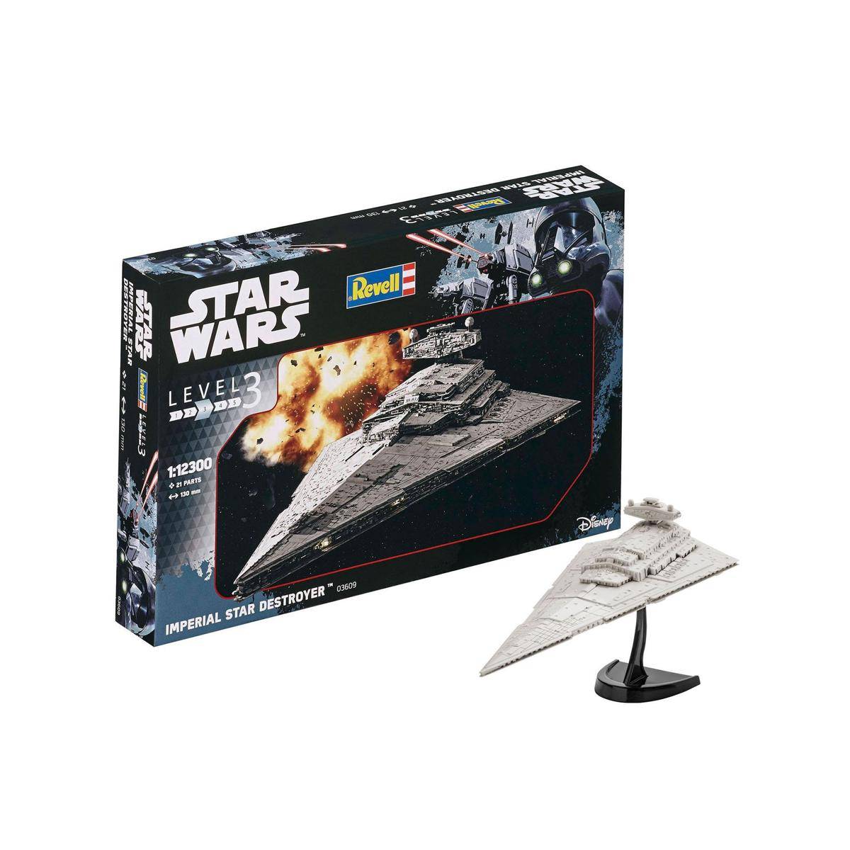 Modellbausatz Star Wars , Imperial Star Destroyer, 21 Teile, ab 10 Jahren