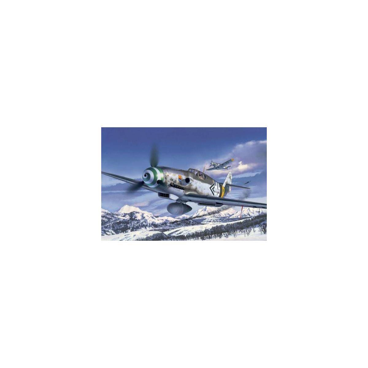 03653 - Modellbausatz im easy-click-system, Messerschnitt Bf109G-6, 42 Teile, ab 10 J.