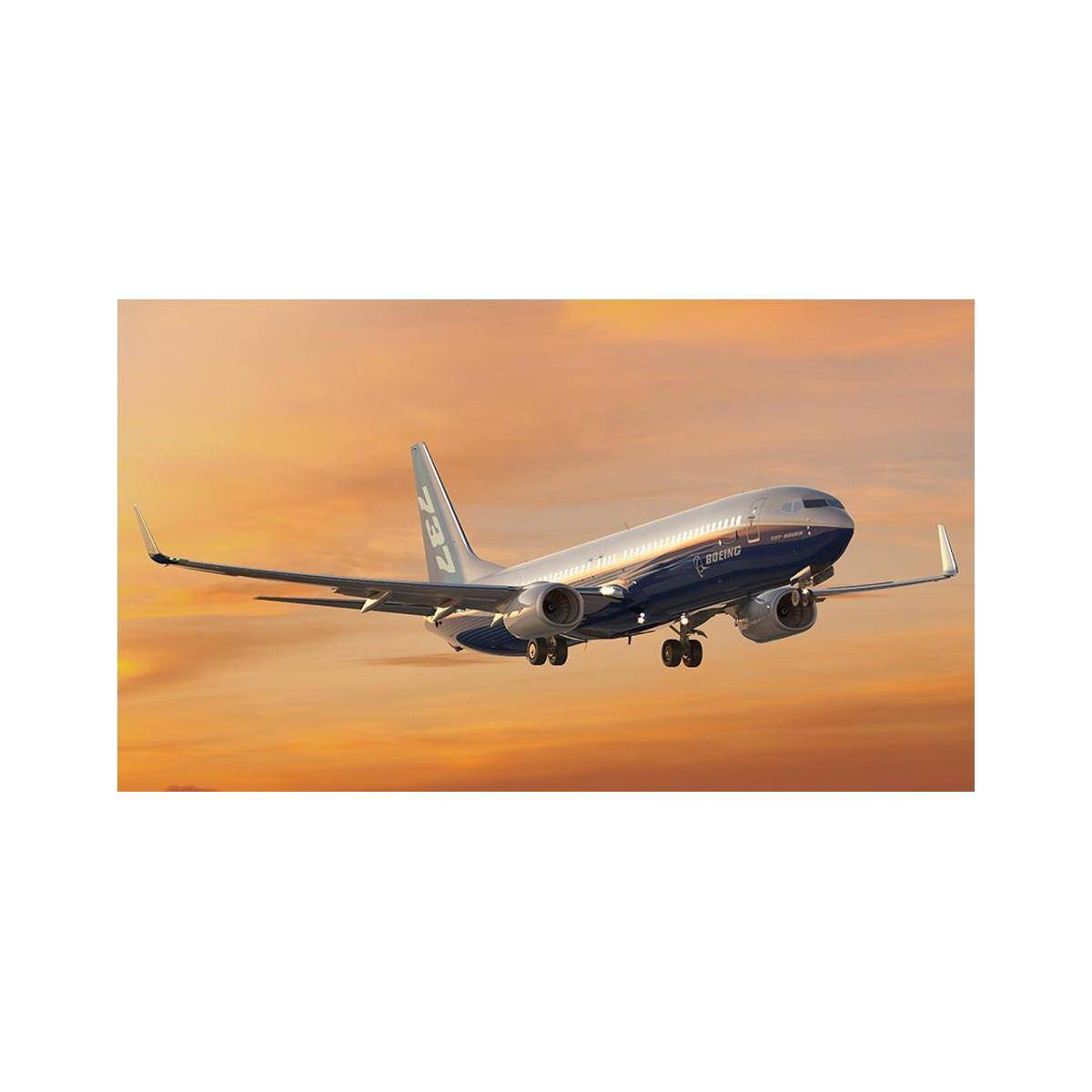 Modellbausatz, Boeing 737-800, 25 Teile, ab 10 Jahren