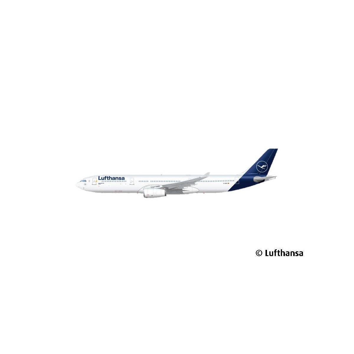Modellbausatz , Airbus A330-300 - Lufthansa "New Livery", 105 Teile, ab 12 J.