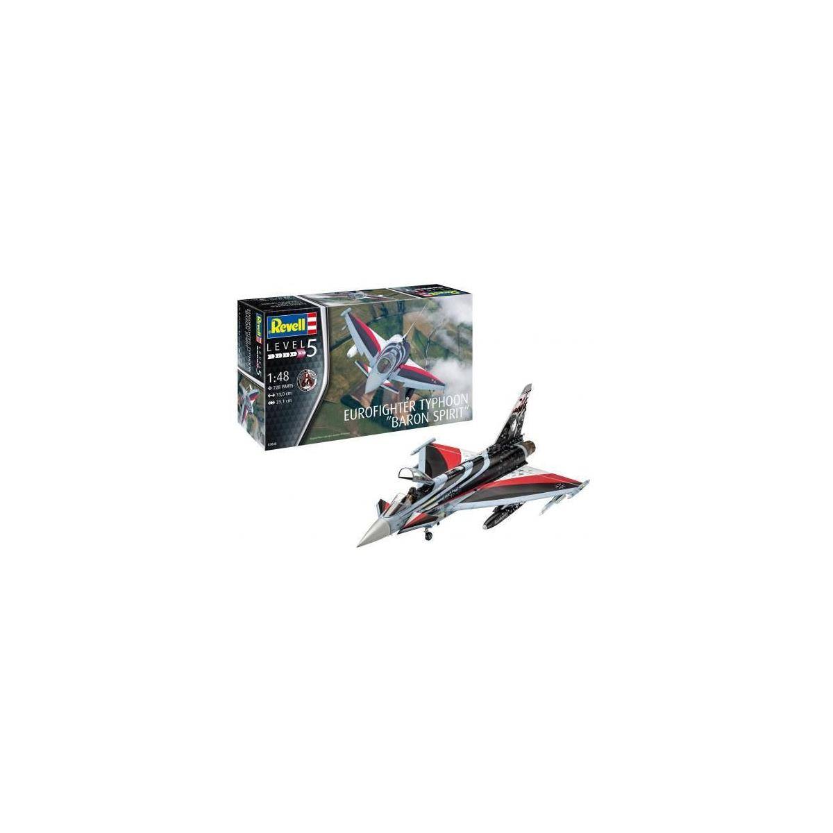 Revell Eurofighter Typhoon "BARON SPIRIT", Modellbausatz, 228 Teile, ab 13 Jahre