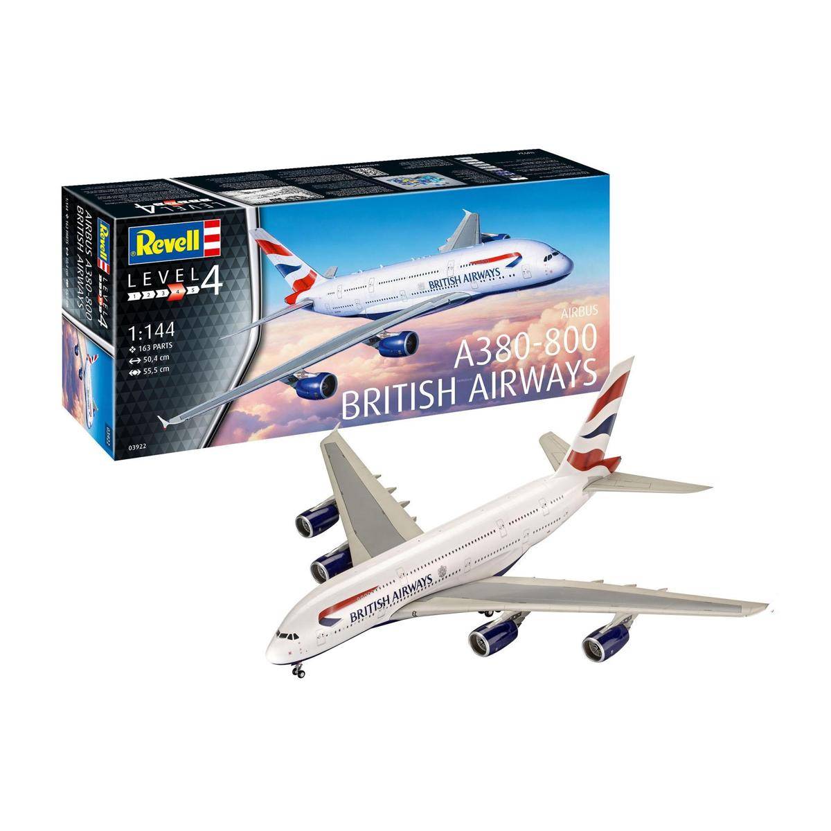 Modellbausatz, Airbus A380-800 "British Airways", 163 Teile, ab 12 Jahren