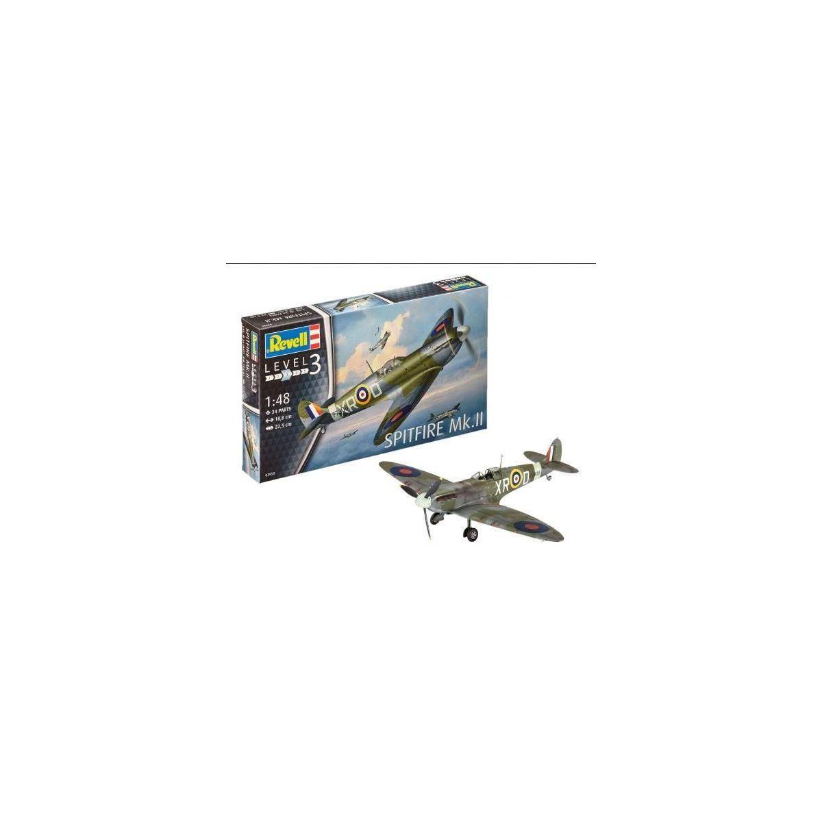 03959 - Supermarine Spitfire Mk.II - Modellbausatz, 34 Teile, ab 10 Jahren
