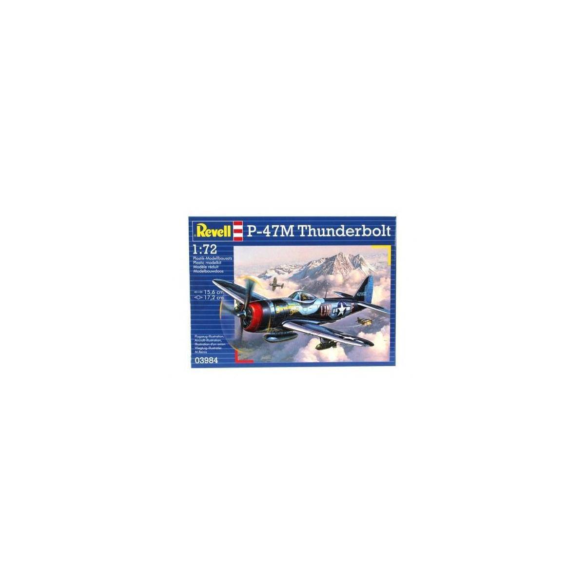 03984 - Revell P-47 M Thunderbolt - Modellbausatz, 67 Teile, ab 12 Jahre