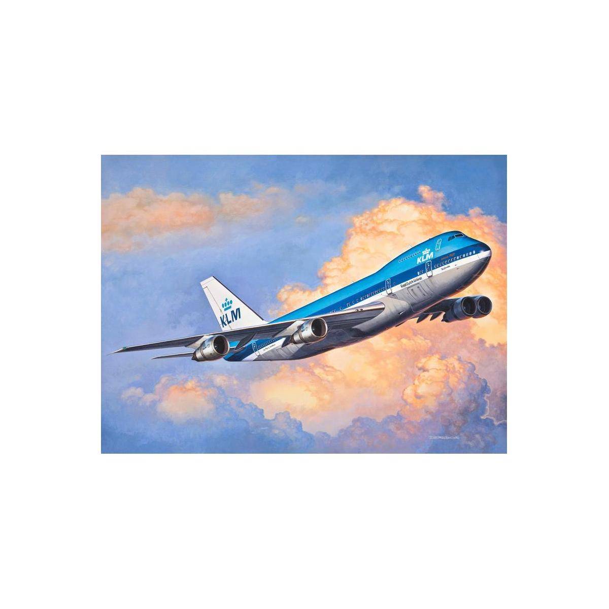 Modellbausatz ,Boeing 747-200, 22 Teile, ab 10 Jahren