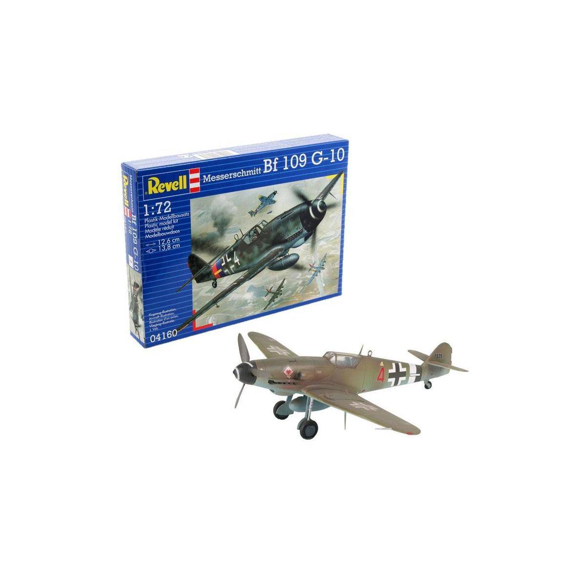 Modellbausatz , Messerschmitt Bf 109 G-10, 37 Teile, ab 10 Jahren