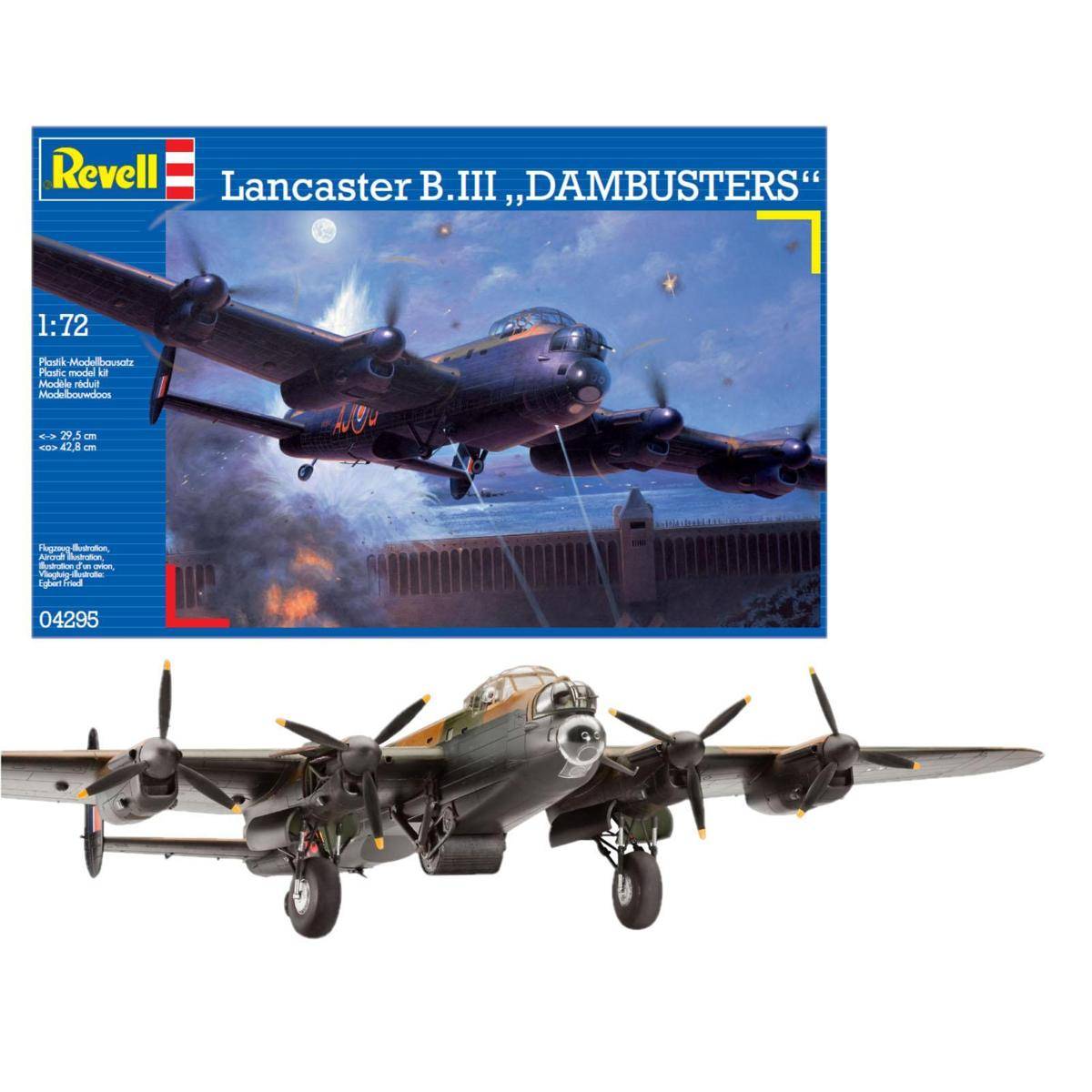 Modellbausatz Lancaster B.III "DAMBUSTERS", 224 Teile, ab 10 Jahren