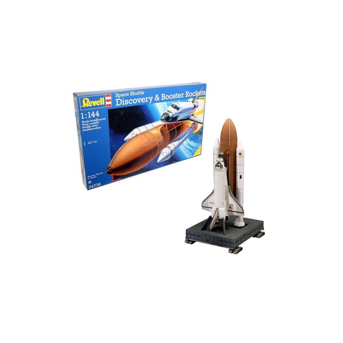 Modellbausatz , Space Shuttle Discovery &Booster Rockets, 97 Teile, ab 12 J.
