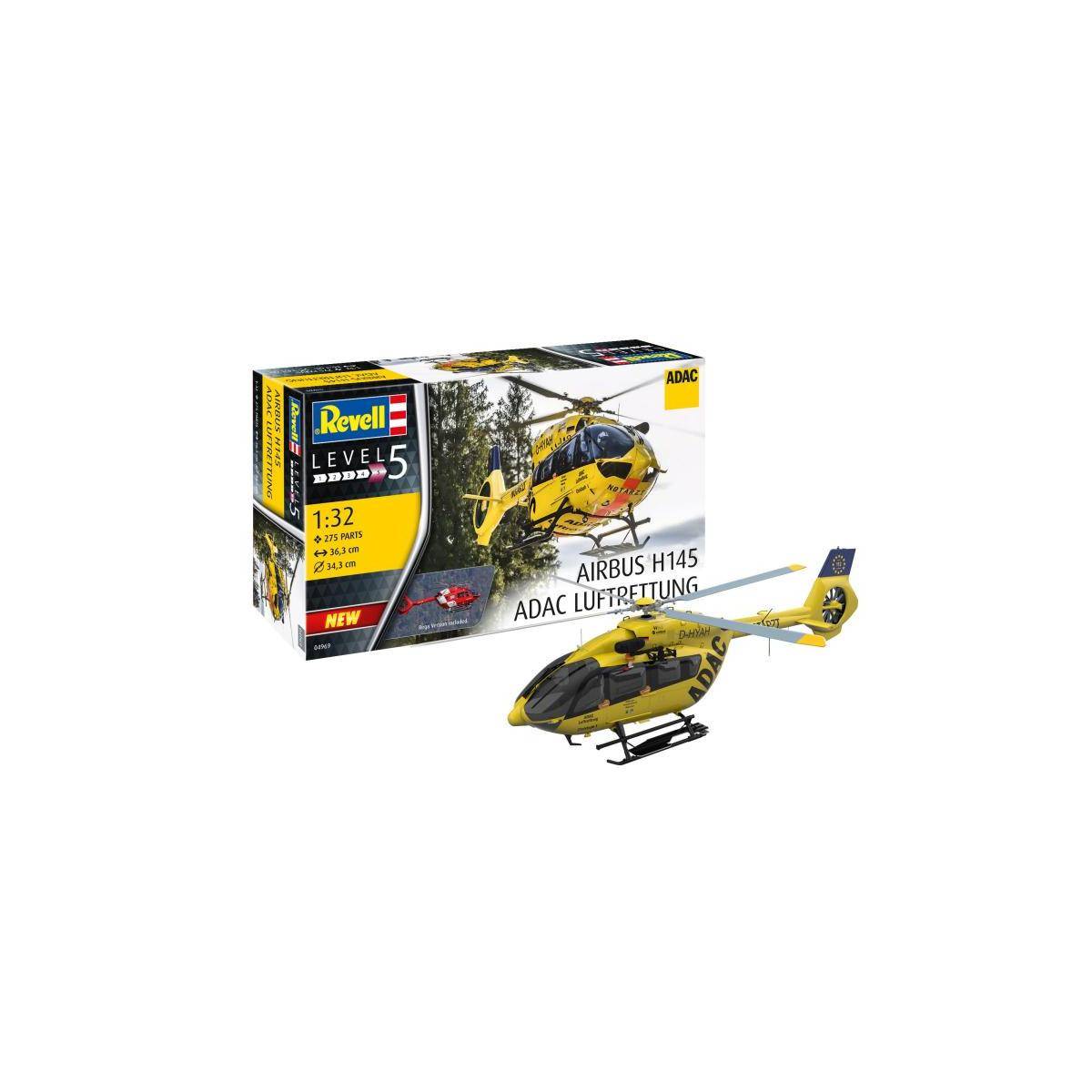 Modellbausatz , H145 ADAC/REGA, 200 Teile, ab 13 Jahren