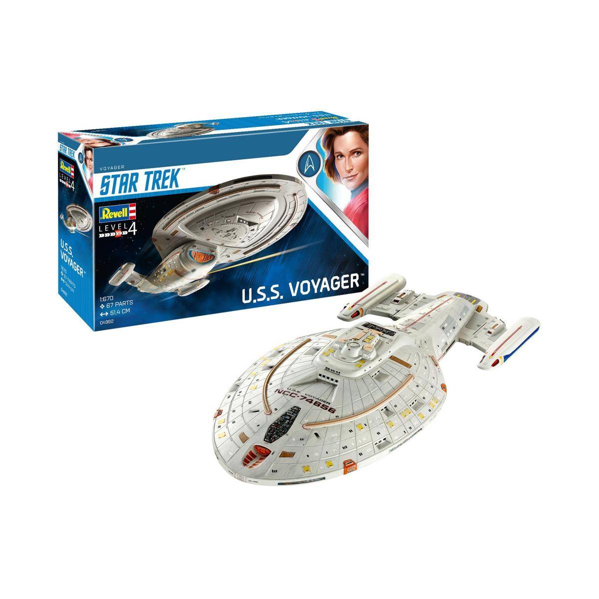 Modellbausatz , U.S.S. Voyager, 67 Teile, ab 12 Jahren