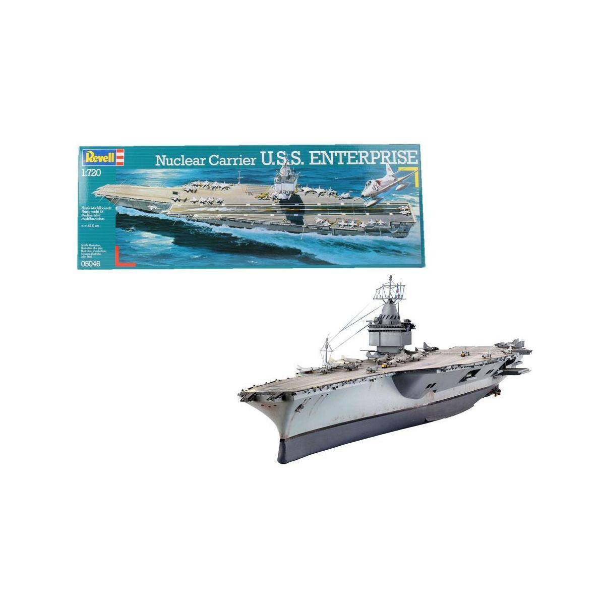 Modellbausatz , Nuclear Carrier U.S.S. Enterprise, 102 Teile, ab 12 Jahren