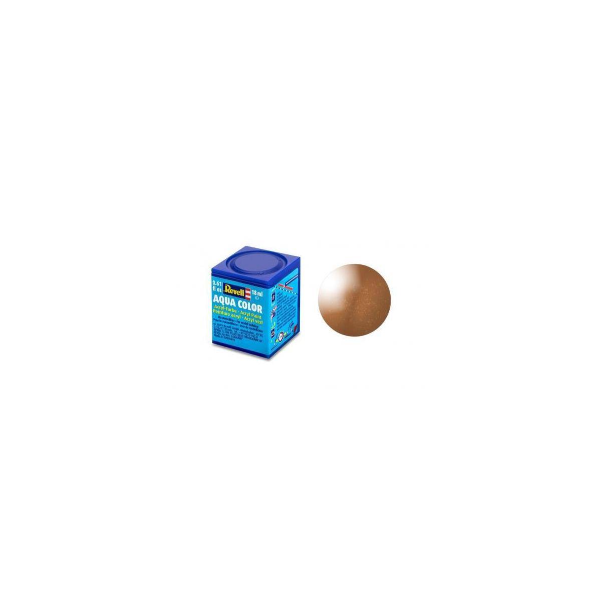 Revell Aqua Color Bronze, metallic, 18ml - Modellbau Farbe, ab 8 Jahre