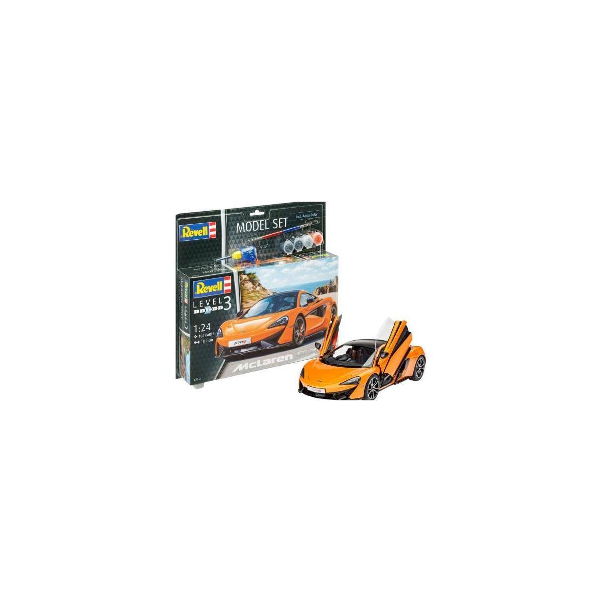 67051 - Model Set McLaren 570S - Modellbausatz, 106 Teile, ab 10 Jahre