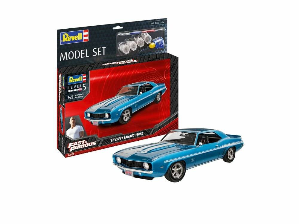 The Fast & Furious Modellbausatz mit Basiszubehör 1969 Chevy Camaro Yenko