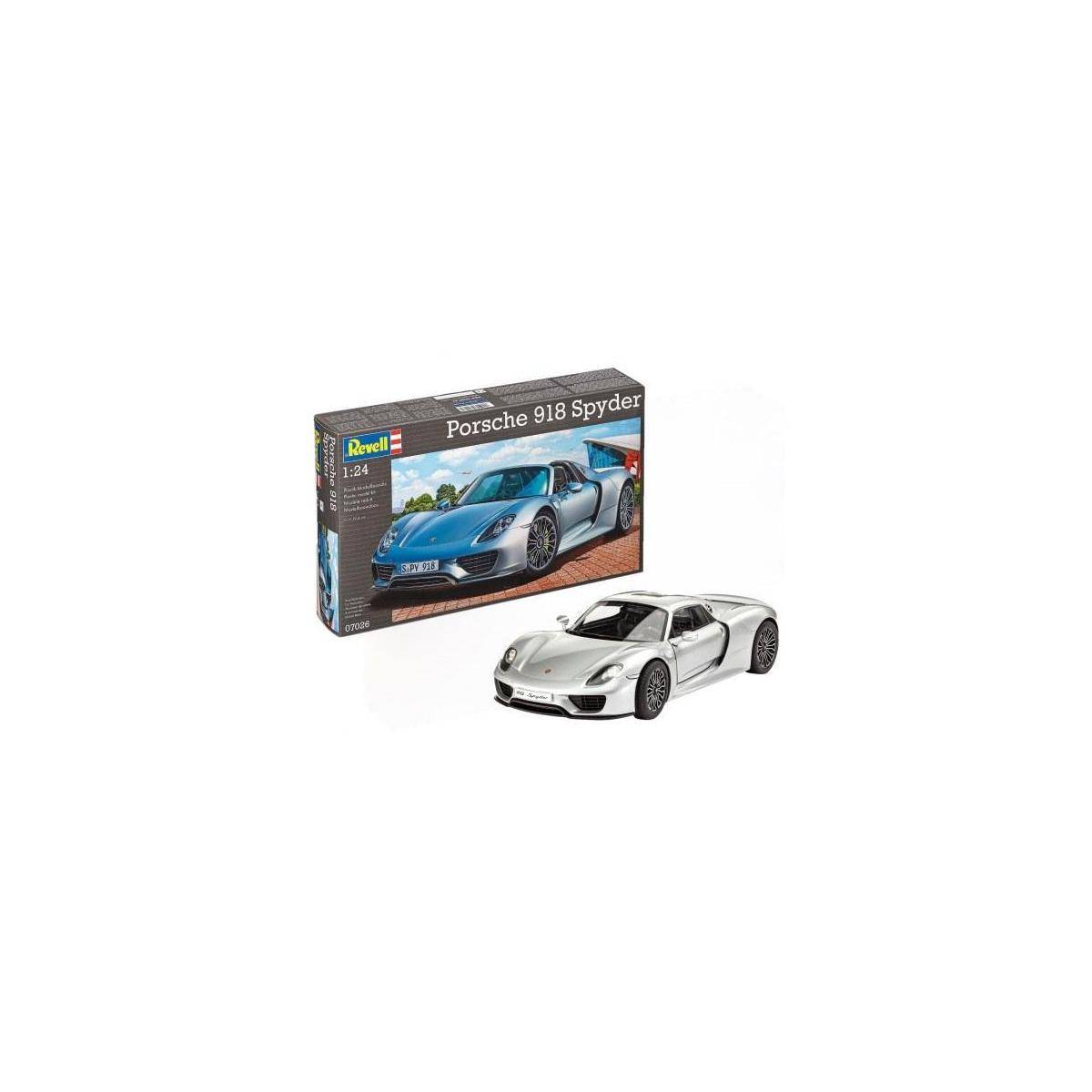 Revell Porsche 918 Spyder, Modellbausatz, 129 Teile, ab 10 Jahre