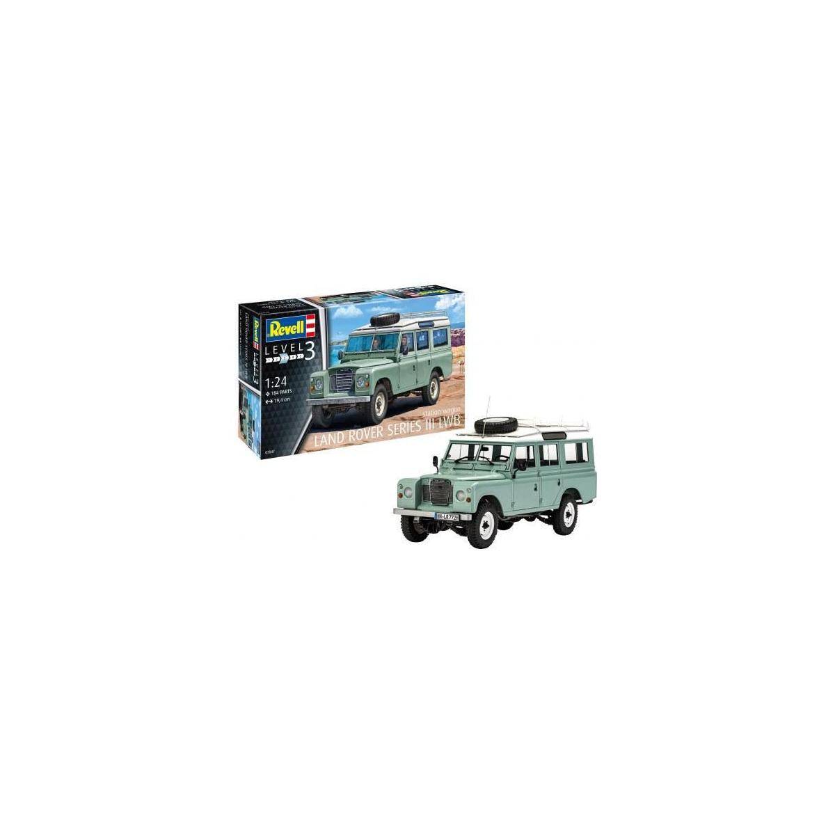 Revell Land Rover Series III, Modellbausatz, 184 Teile, ab 10 Jahre