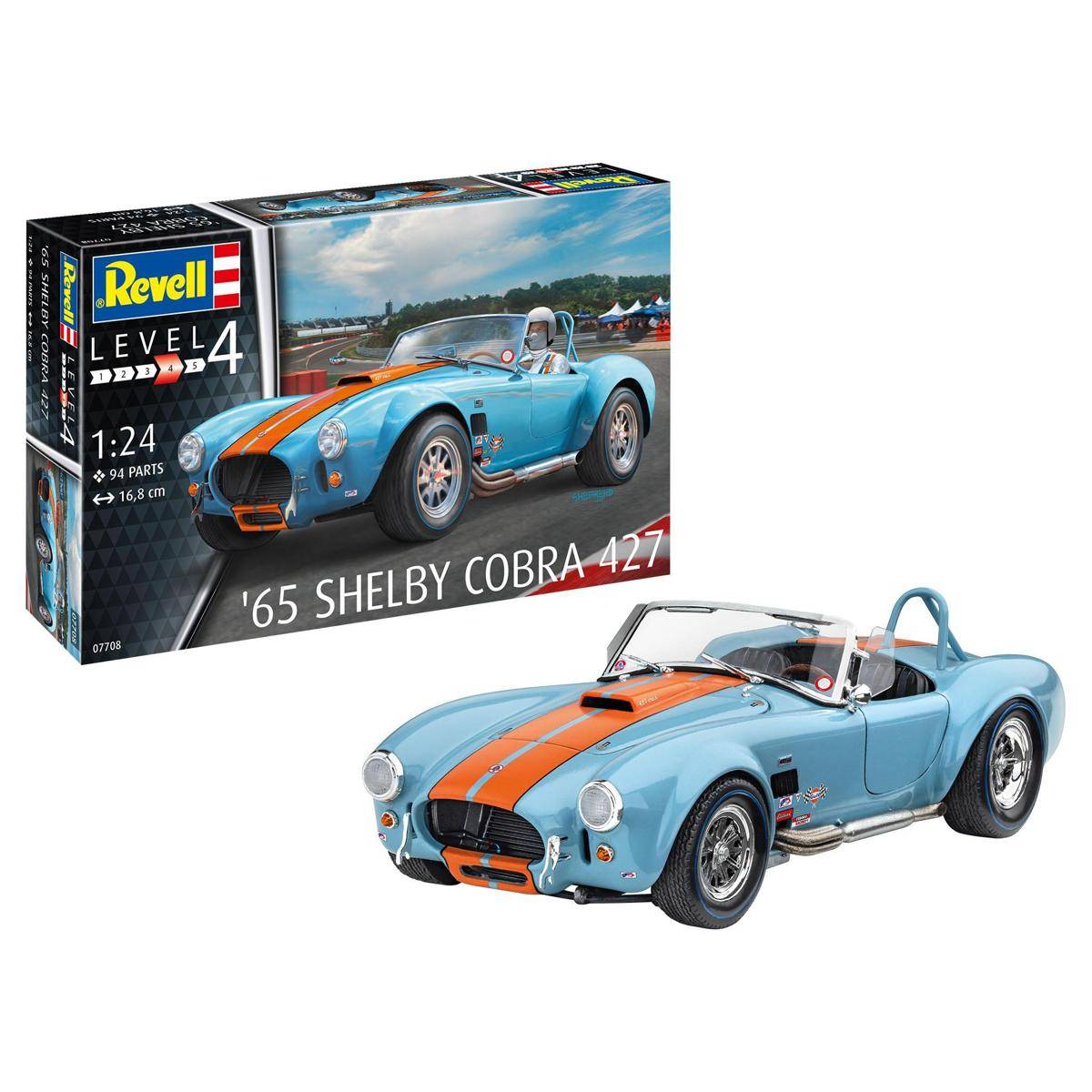 Modellbausatz 65 Shelby Cobra 427, 94 Teile, ab 12 Jahren