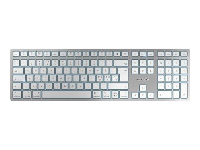 Cherry KW 9100 SLIM - Tastatur - kabellos - 2.4 GHz, Bluetooth 4.0 - Pan-Nordic