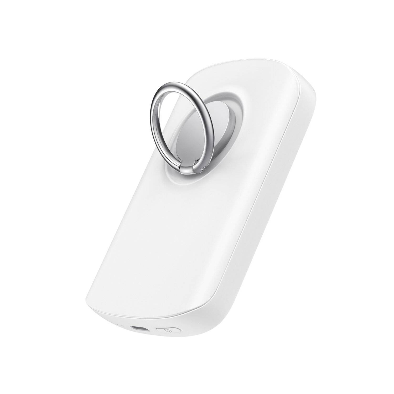 Joyroom induktive Powerbank 6000mAh mit Ring und Ständer bis 20W eingebaute superstarke Magnete Weiß (JR-W030)