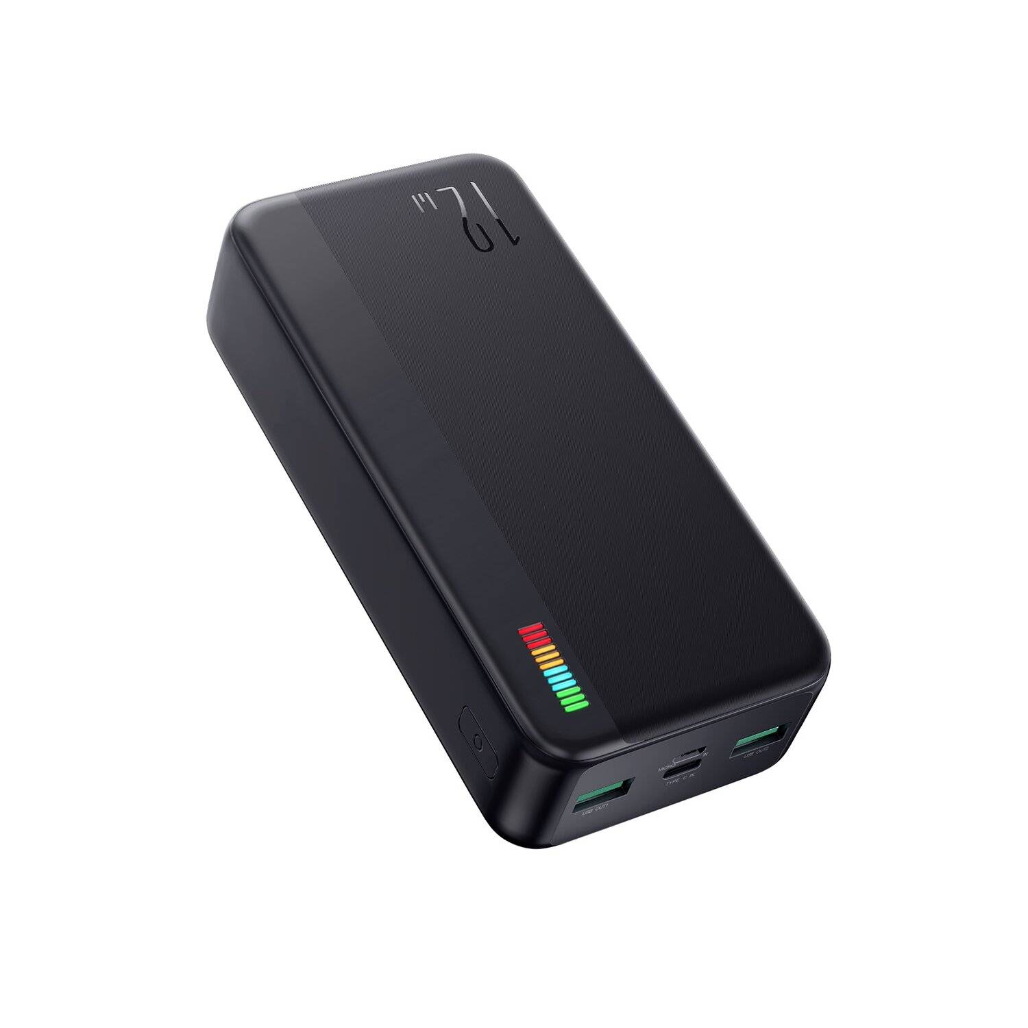 Joyroom Powerbank 30000mAh Dazzling Series 12W zwei USB-Ausgangsports Schwarz (JR-T018)