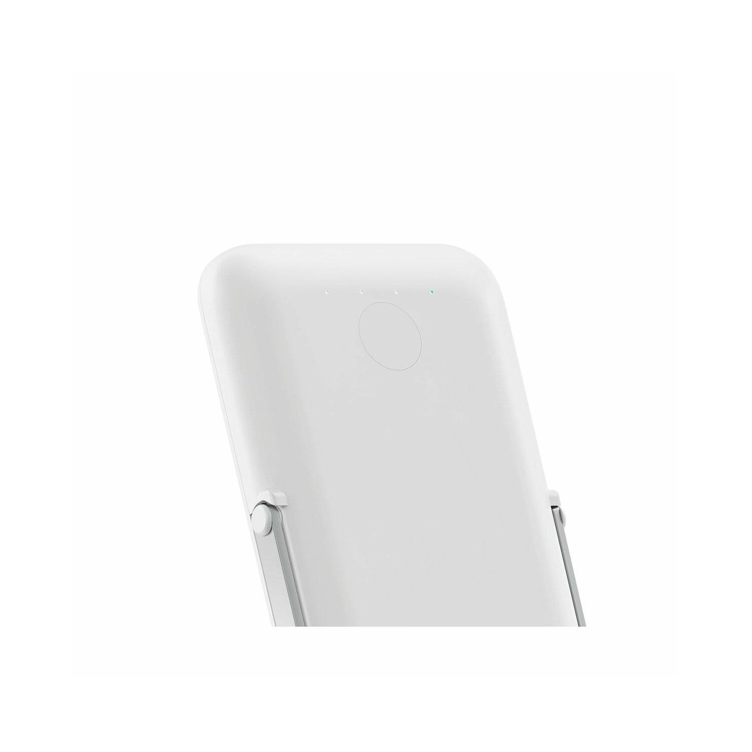 Gopower Powerbank mit 15 W Wireless Charger Externer Akku-Ladegerät Weiß