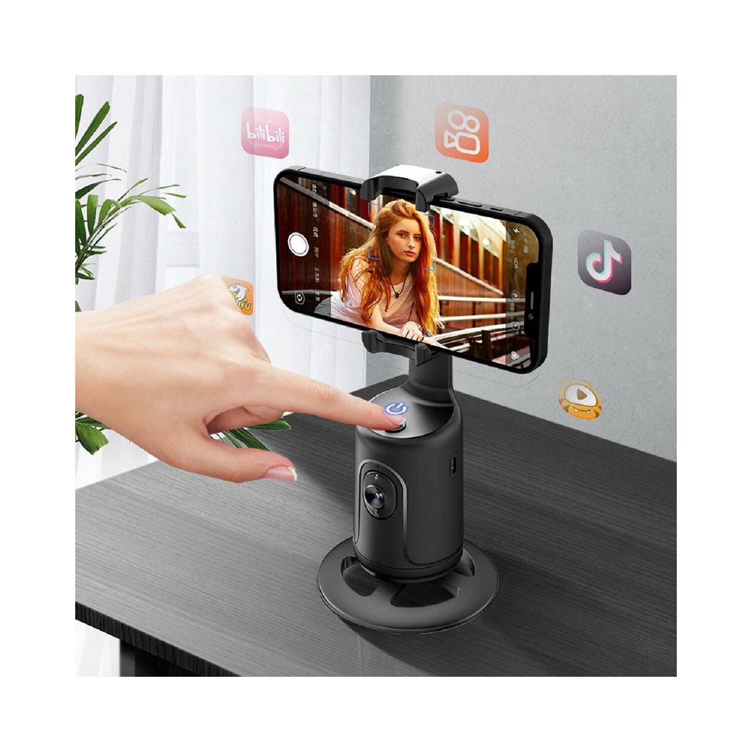 P1 Desktop-Halterung Intelligentes Selfiegerät mit Gesichtserkennung, Gestenerkennung und automatischem Tracking