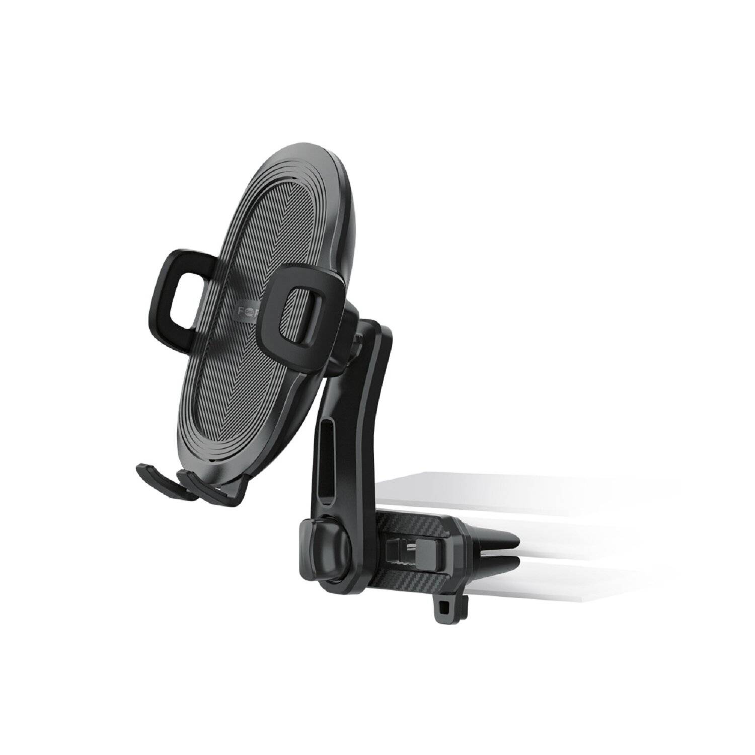 Forever CH-380 Multipoint KFZ-Halterung Autohalterung Handyhalterung für die Lüftungsschlitze Schwarz
