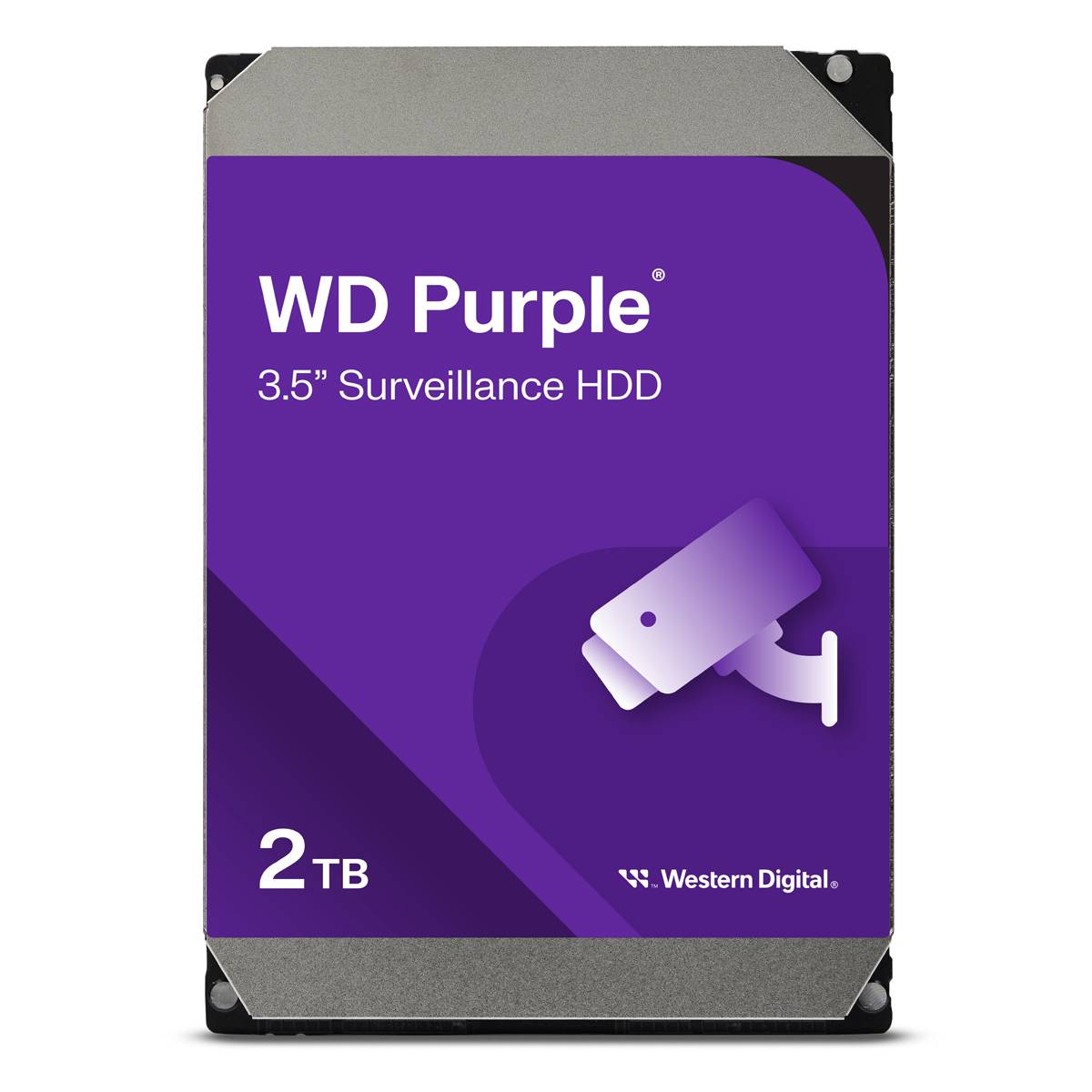 WD Purple Surveillance WD23PURZ - Festplatte - 2 TB - intern - 3.5"" (8.9 cm)