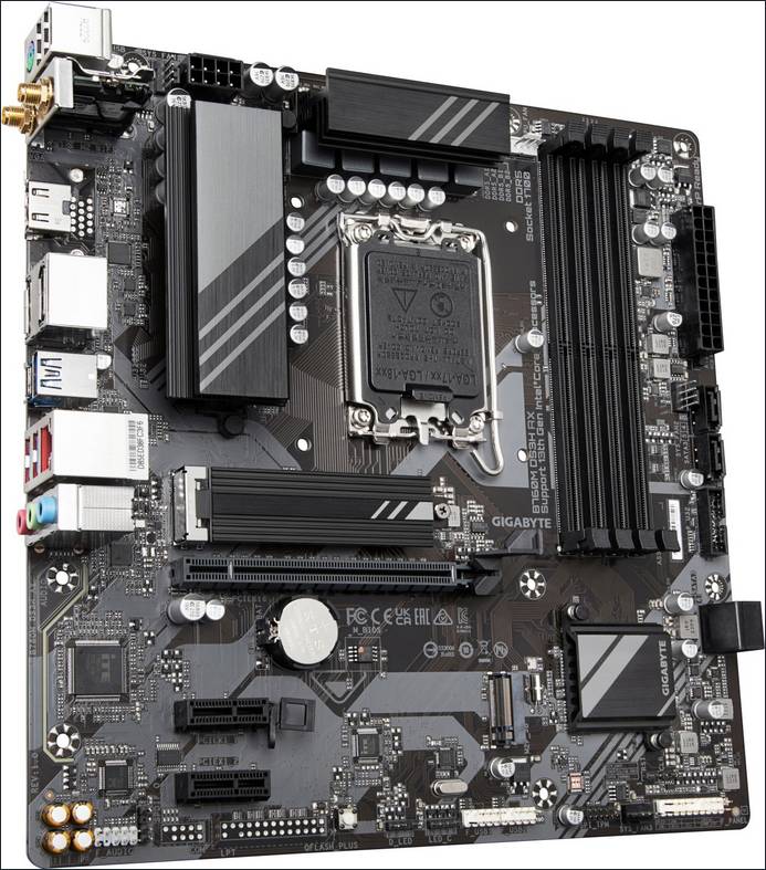 Gigabyte B760M DS3H AX - 1.X - Motherboard - micro ATX - LGA1700-Sockel - B760 Chipsatz - USB-C 3.2 Gen2, USB 3.2 Gen 1