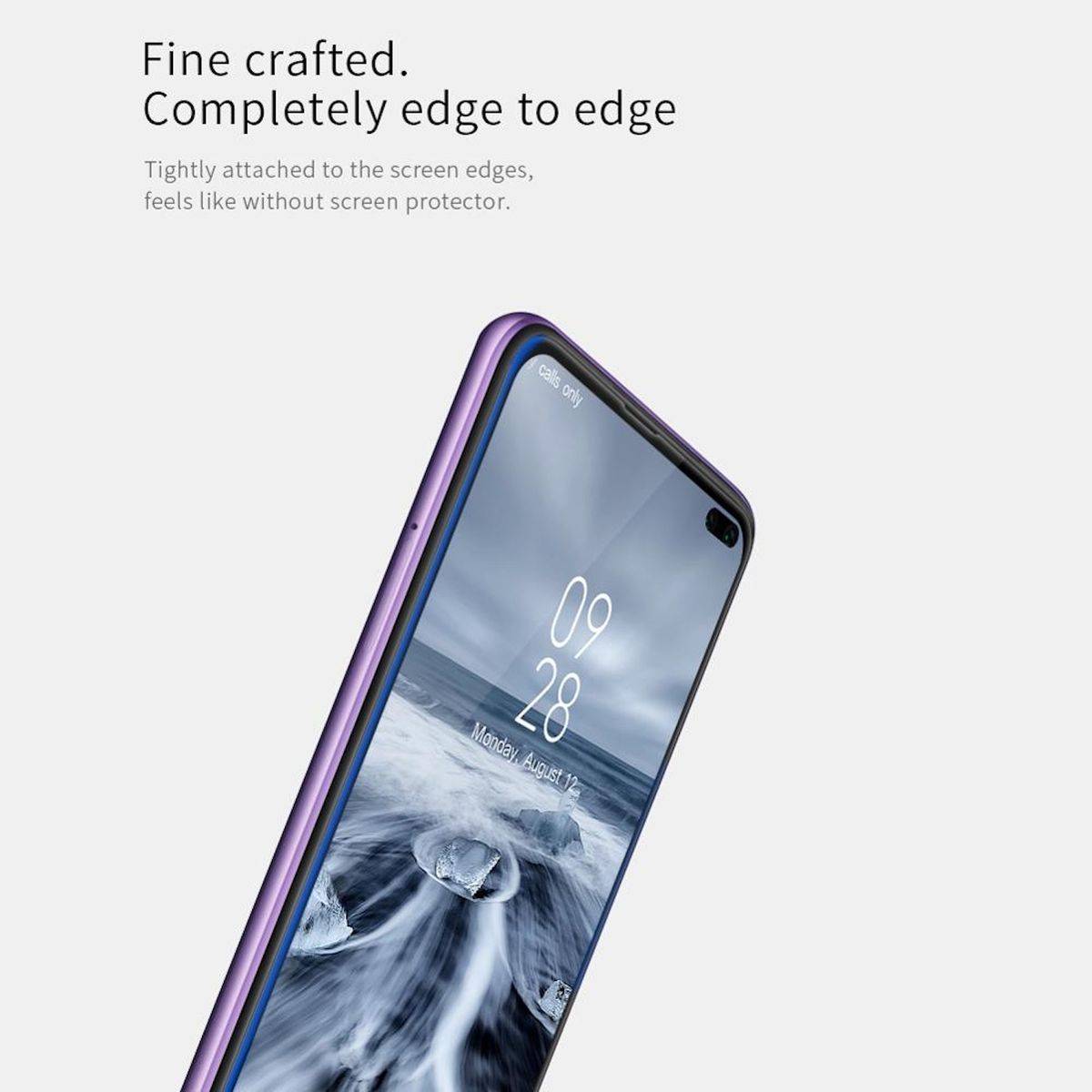 Für Samsung Galaxy A51 A515F 2x 3D Premium 0,3 mm H9 Hart Glas Schwarz Folie Schutz Hülle Neu