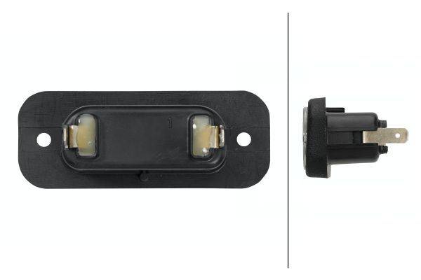 HELLA 2XS 003 738-037 Umrissleuchte - Einbau - Lichtscheibenfarbe: weiß - seitlicher Anbau/seitliche