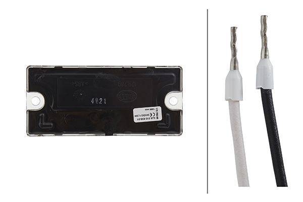 HELLA 2JA 010 838-017 Innenraumleuchte - LED - 24V - LED - Anbau