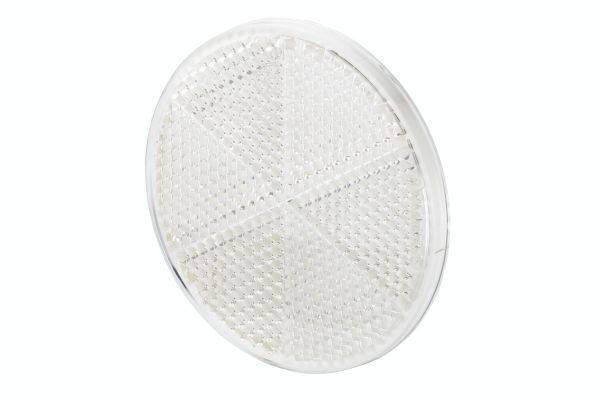 HELLA 8RA 002 014-291 Rückstrahler - Lichtscheibenfarbe: weiß - geklebt