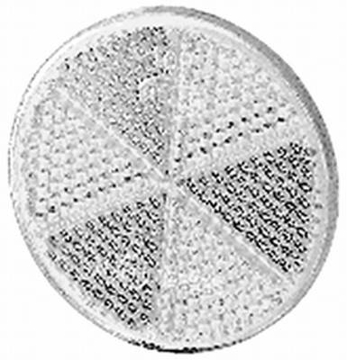 HELLA 8RA 002 014-291 Rückstrahler - Lichtscheibenfarbe: weiß - geklebt