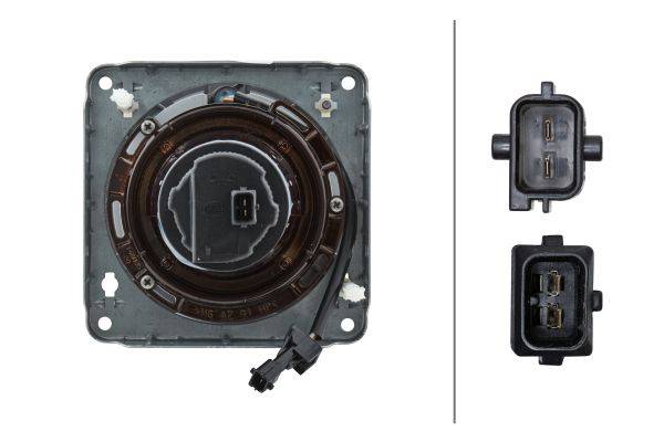 HELLA 1BL 008 087-027 DE-Hauptscheinwerfer - rechts