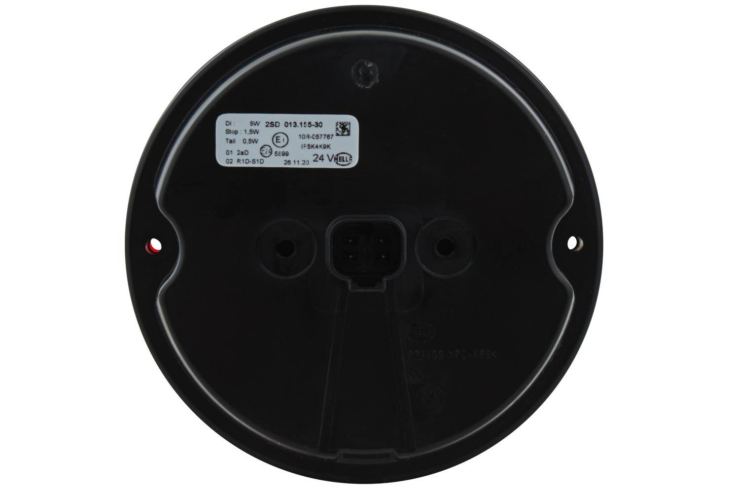 HELLA 2SD 013 155-307 Heckleuchte - LED - 24V - Stehbolzen - Stecker: DEUTSCH Stecker - 4-polig - re
