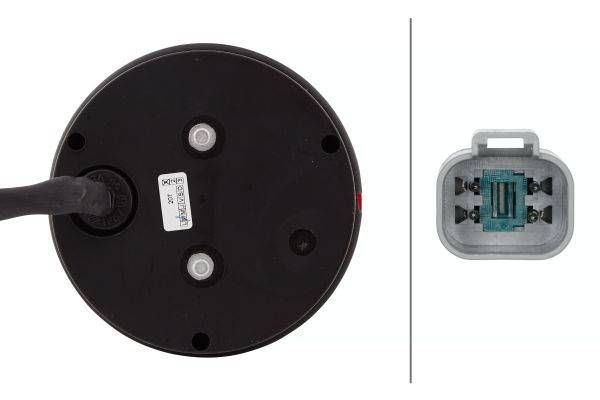 HELLA 2SD 344 169-137 Heckleuchte - 24V - Anbau - Kabel: 200mm - links