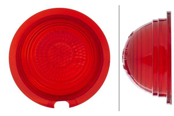 HELLA 9EL 950 315-001 Lichtscheibe, Begrenzungsleuchte - Anbau - Lichtscheibenfarbe: rot