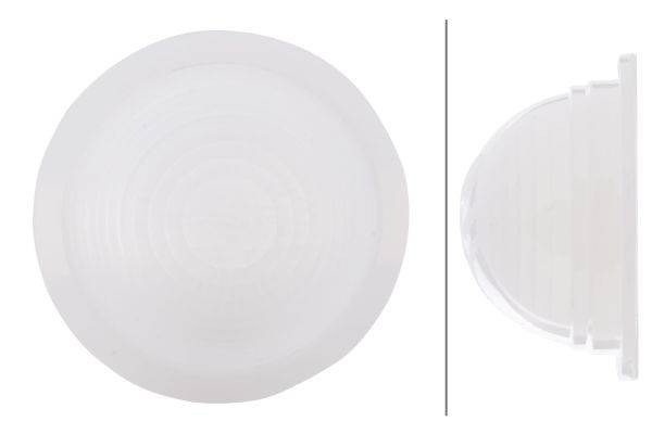 HELLA 9EL 950 315-031 Lichtscheibe, Begrenzungsleuchte - Lichtscheibenfarbe: milchweiß/weiß