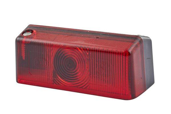 HELLA 9EL 132 215-011 Lichtscheibe, Umrissleuchte - Lichtscheibenfarbe: rot - seitlicher Anbau