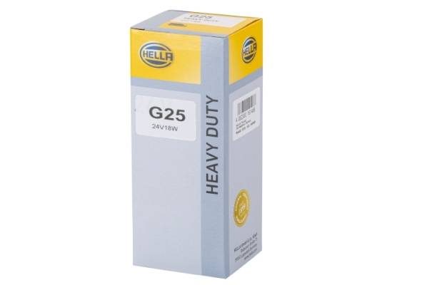 HELLA 8GA 002 072-241 Glühlampe - R 24V/18W - Heavy Duty - 24V - 18W - Sockelausführung: BA15s - Sch