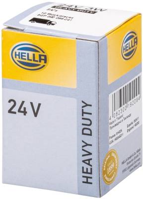 HELLA 8GP 002 066-241 Glühlampe - J - Heavy Duty - 24V - 3W - Schachtel - Menge: 10