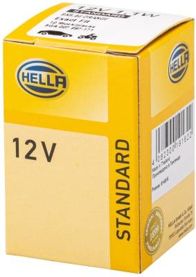HELLA 8GA 007 997-171 Glühlampe - Sockelglühlampe - Standard - 12V - 1,1W - Sockelausführung: BX8.4d