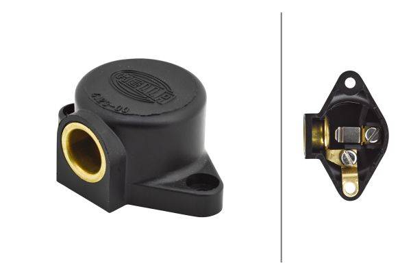 HELLA 8JB 004 123-001 Steckdose - Anbau - Stecker: Schraubkontakt - Kunststoffgehäuse - DIN/ISO: 416